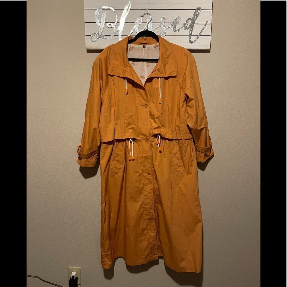 Harleem authentic vintage utility trench / rain coat